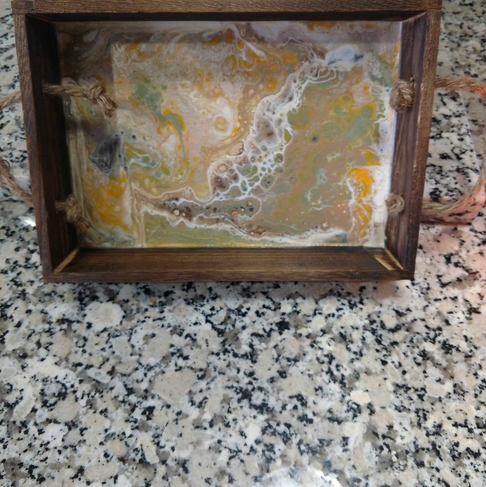 Original serving tray art